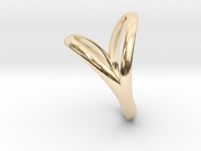 Union Heart Ring  in 14K Yellow Gold: 8 / 56.75
