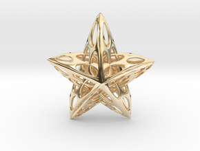 Star01 in 14k Gold Plated Brass