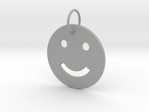 Smiley Pendant in Aluminum