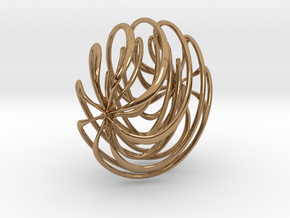 SPIRAL in Polished Brass