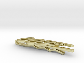 007 Tie Clip in 18k Gold Plated Brass