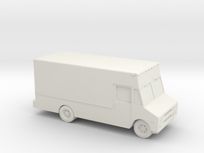 1/87 Step Van in White Natural Versatile Plastic