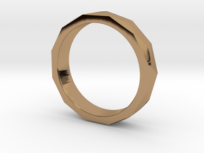 Engineers Ring - US Size 6.5 in Polished Brass