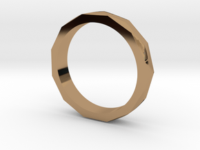 Engineers Ring - US Size 9.5 in Polished Brass