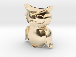 "Owl" - Monopoly Figure in 14K Yellow Gold