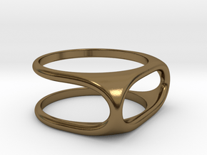 Nested Rings: Outer Ring (Size 10) in Polished Bronze