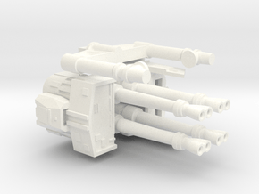 deAgo Laser Cannon V3  in White Processed Versatile Plastic