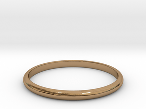 Nested Rings: Inner Ring (Size 10) in Polished Brass