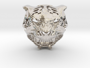 The Tiger Top Ring in Platinum