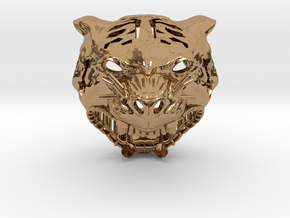 The Tiger Top Ring in Polished Brass