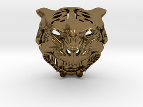 The Tiger Top Ring in Polished Bronze