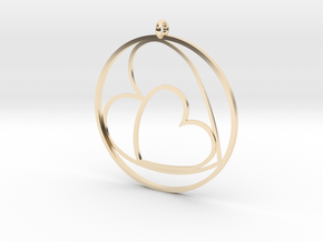 TWOJOIN PENDANT in 14K Yellow Gold