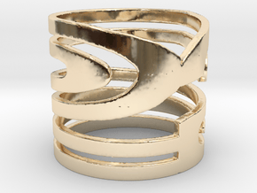  NUMBER 2 RING Size 7 in 14K Yellow Gold