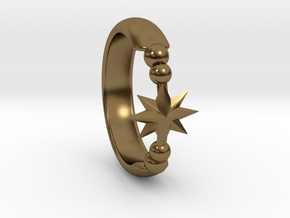 Ring of Star 14.5mm in Polished Bronze