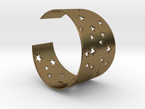 Starry Night Bracelet Ø58 mm/Ø2.283 inch S in Natural Bronze