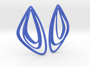 The Minimalist Earrings Set I (1 Pair) in Blue Processed Versatile Plastic