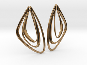 The Minimalist Earrings Set I (1 Pair) in Polished Brass