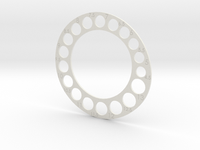 Ring Gauge Usa in White Natural Versatile Plastic