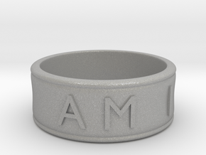 I AM  | AM I Ring - Size 10 in Aluminum