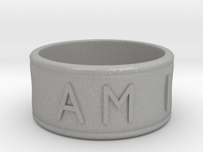 I AM  | AM I Ring - Size 6 in Aluminum