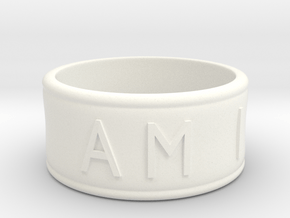 I AM  | AM I Ring - Size 6 in White Processed Versatile Plastic