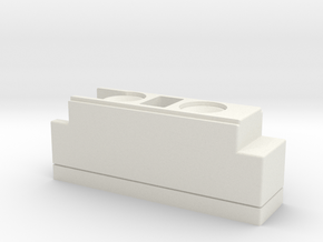 Vader E6 Control Box without screws in White Natural Versatile Plastic