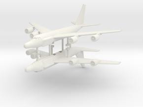 1/600 RC-135W Rivet Joint (x2) in White Natural Versatile Plastic