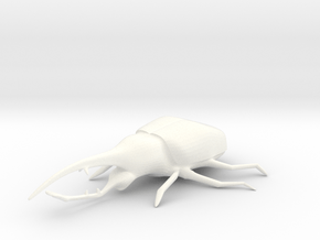 Hercules Beetle Color in White Processed Versatile Plastic