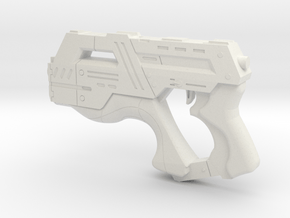 Mass Effect 1:1 M-6 Carnifex Heavy Pistol in White Natural Versatile Plastic