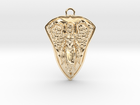 Athena pendant in 14K Yellow Gold