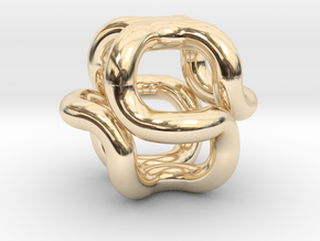 24tube 90d 24mm ball in 14K Yellow Gold