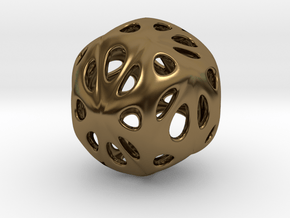 hydrangea ball 04 in Polished Bronze