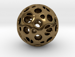  hydrangea ball 05 in Polished Bronze