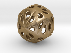  hydrangea ball 04 in Polished Gold Steel
