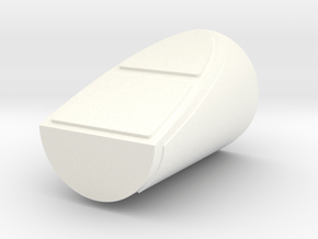 1/48th scale Side Booster Cap for Hawk Right in White Processed Versatile Plastic