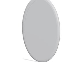 Portrait Oval 3 X 2 Inches in Tan Fine Detail Plastic