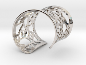 Bracelet With Holes in Platinum
