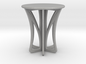 Rocking stool miniature in Aluminum