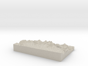 Model of The Inferno in Natural Sandstone