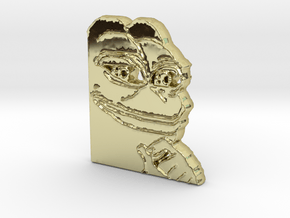 Pepe Pendant in 18k Gold Plated Brass