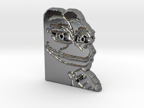 Pepe Pendant in Fine Detail Polished Silver
