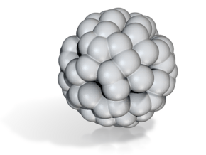 DRAW geo - sphere large balls in White Natural Versatile Plastic