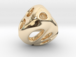 Chinese Jade 01 in 14k Gold Plated Brass