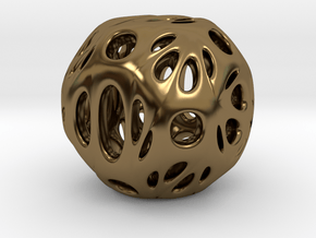 hydrangea ball 06 in Polished Bronze