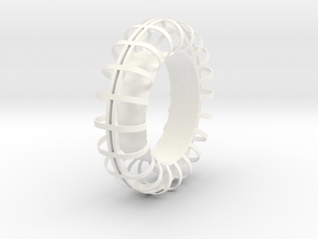 A-LRV wheel : inner frame in White Processed Versatile Plastic
