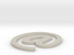 Coaster #3 - Email in Natural Sandstone