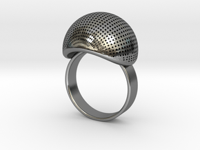 VESICA PISCIS Ring Nº1 in Polished Silver