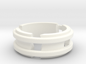 Broken-ring in White Processed Versatile Plastic