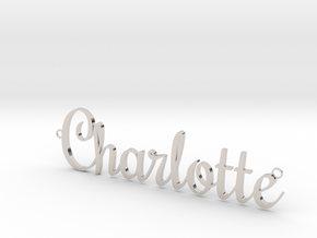 Charlotte Pendant in Platinum
