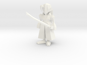 Zephiroth Low Poly in White Processed Versatile Plastic